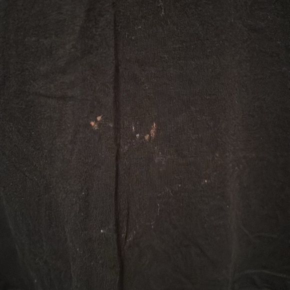 Black T shirt with red hearts - Picture 2 of 3